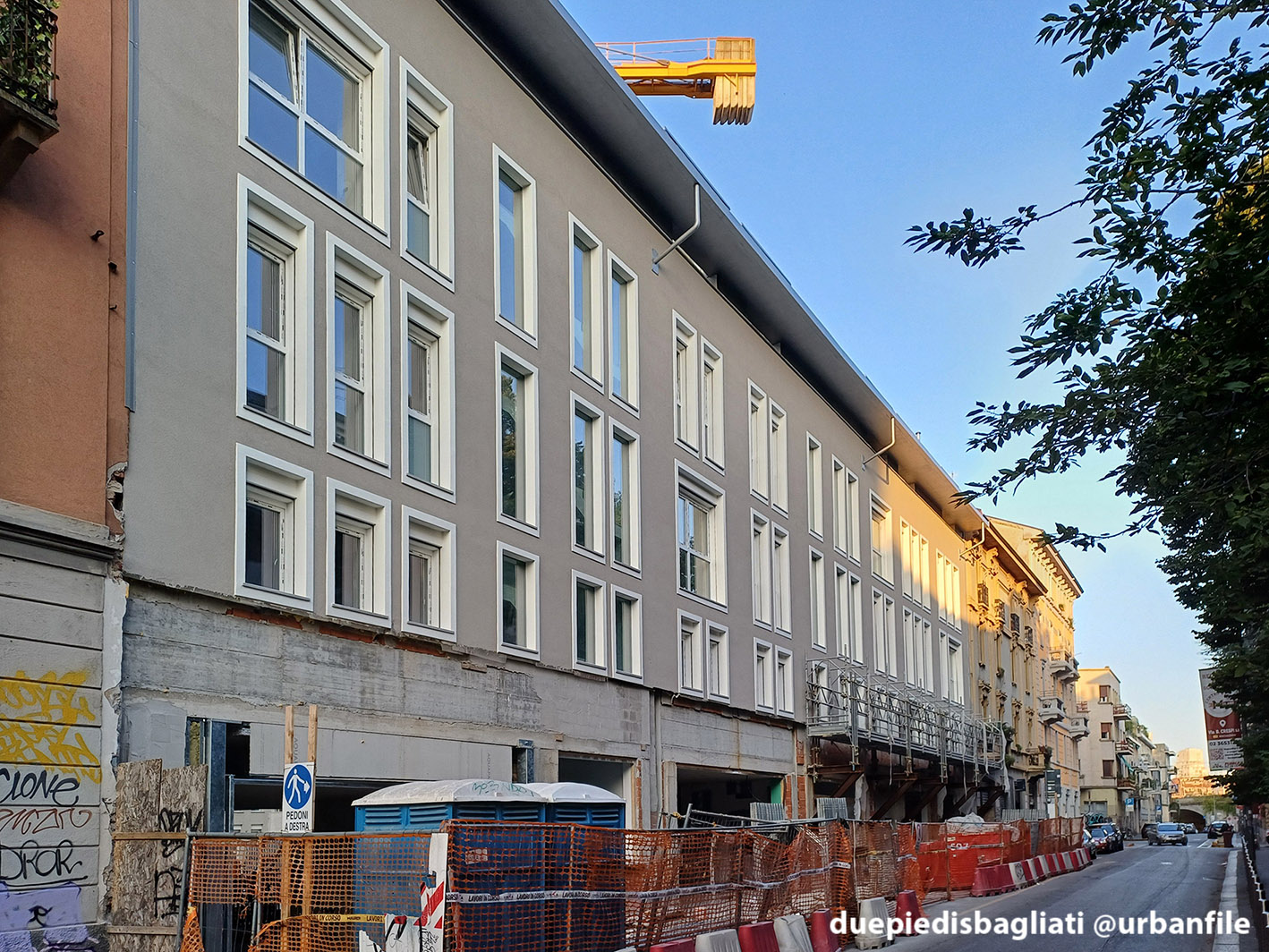 Milano | Nord Loreto – Cantiere di Via Popoli Uniti 11, Nolo Gardens: luglio 2025