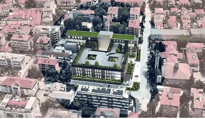 Padova | Casa di Cura Villa Maria: cantiere luglio 2025