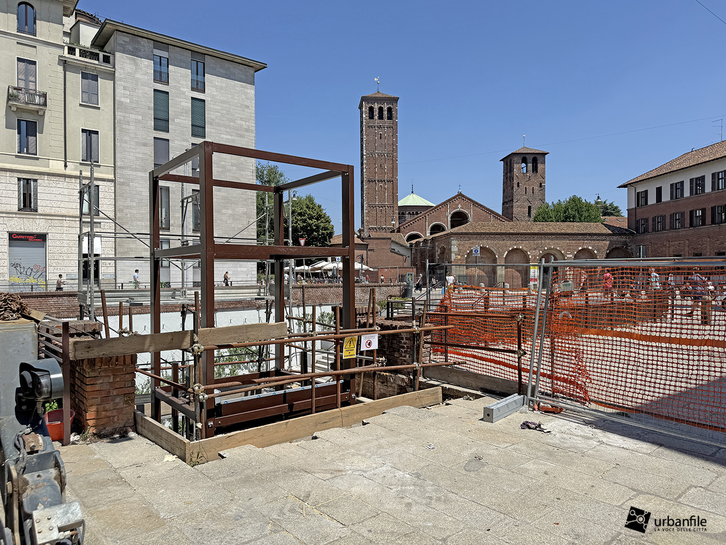 Milano | Centro Storico – Cantiere M4 Sant’Ambrogio: luglio 2025