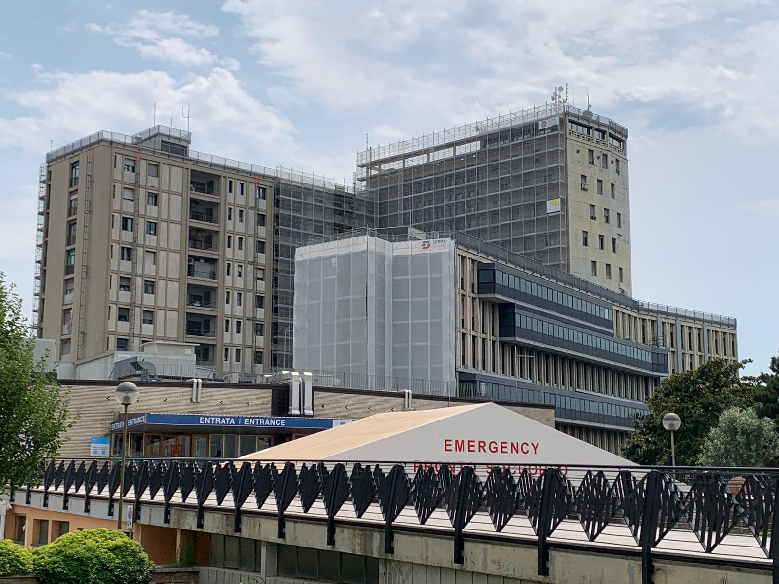 Padova | Riqualificazione ospedale centrale: cantiere luglio 2025