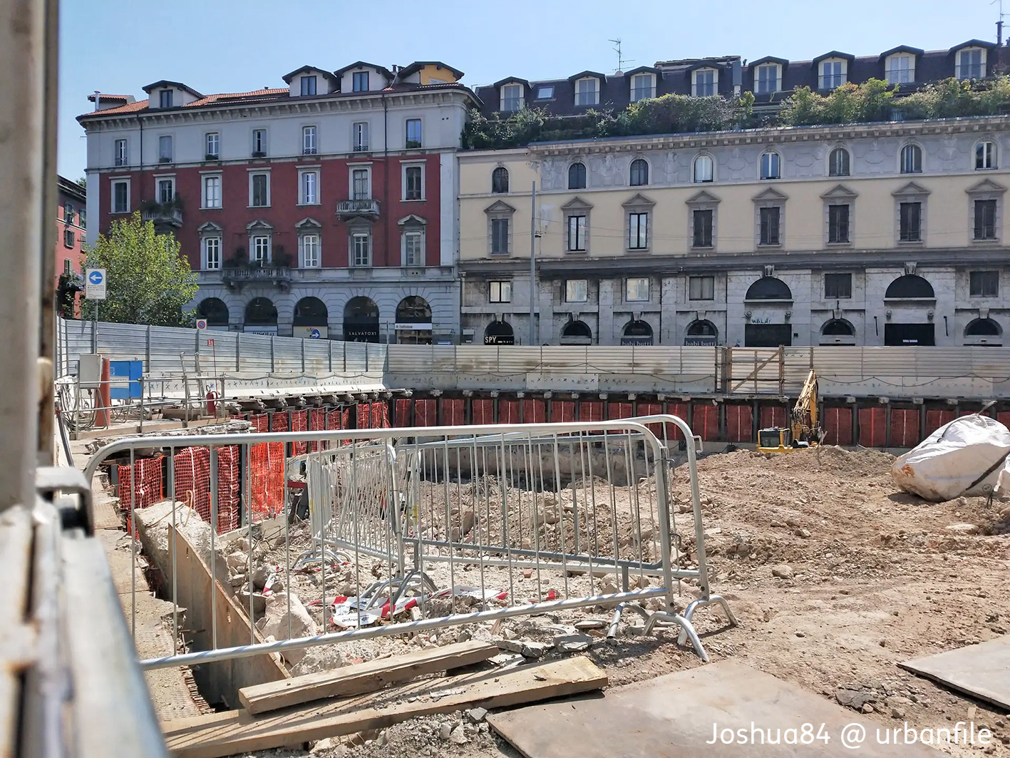 Milano | Brera – Cantiere largo Treves 1: agosto 2024
