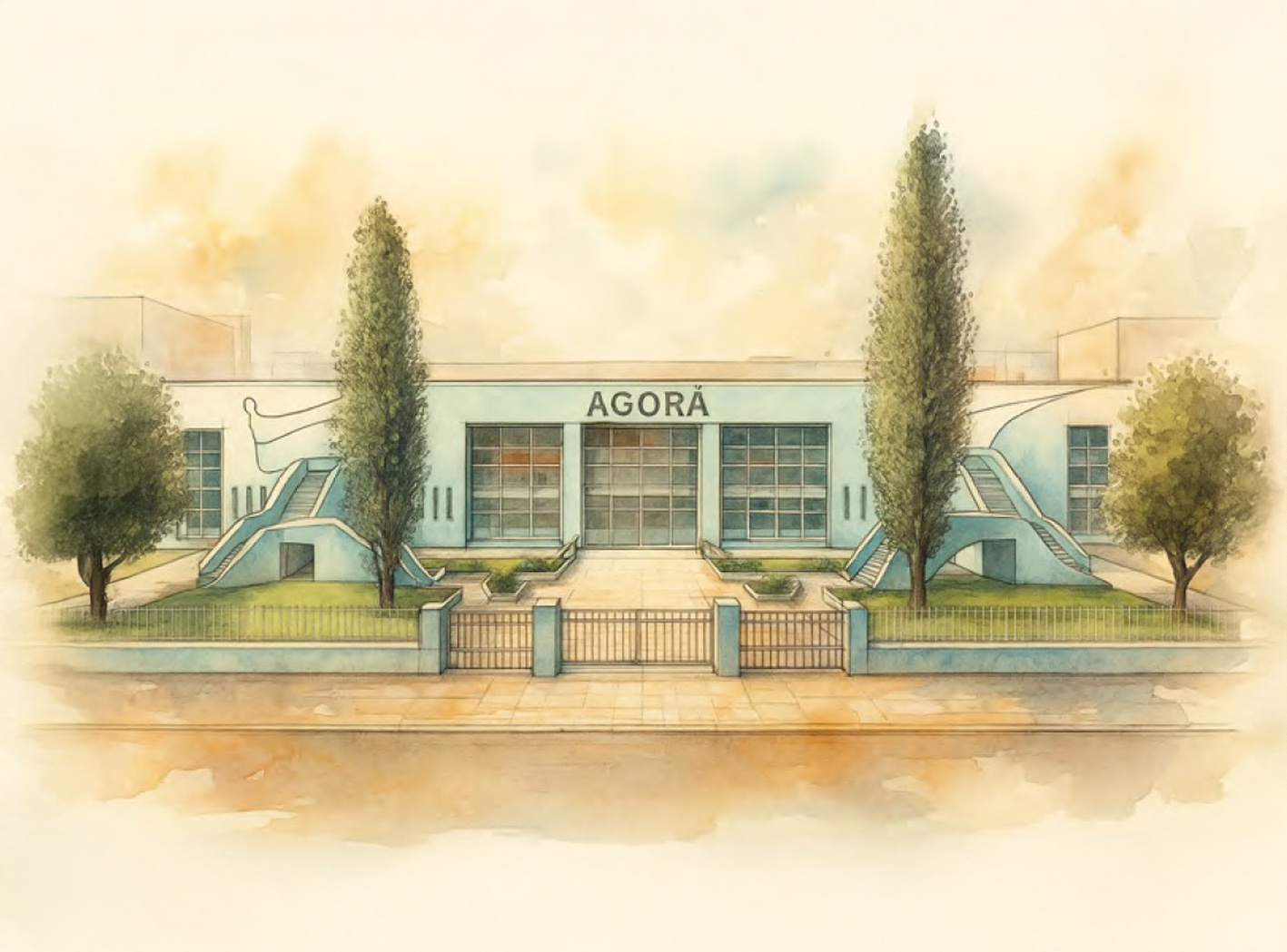 Milano | Arzaga – Una proposta per riportare in vita l’Agorà, il palazzo del ghiaccio di via dei Ciclamini