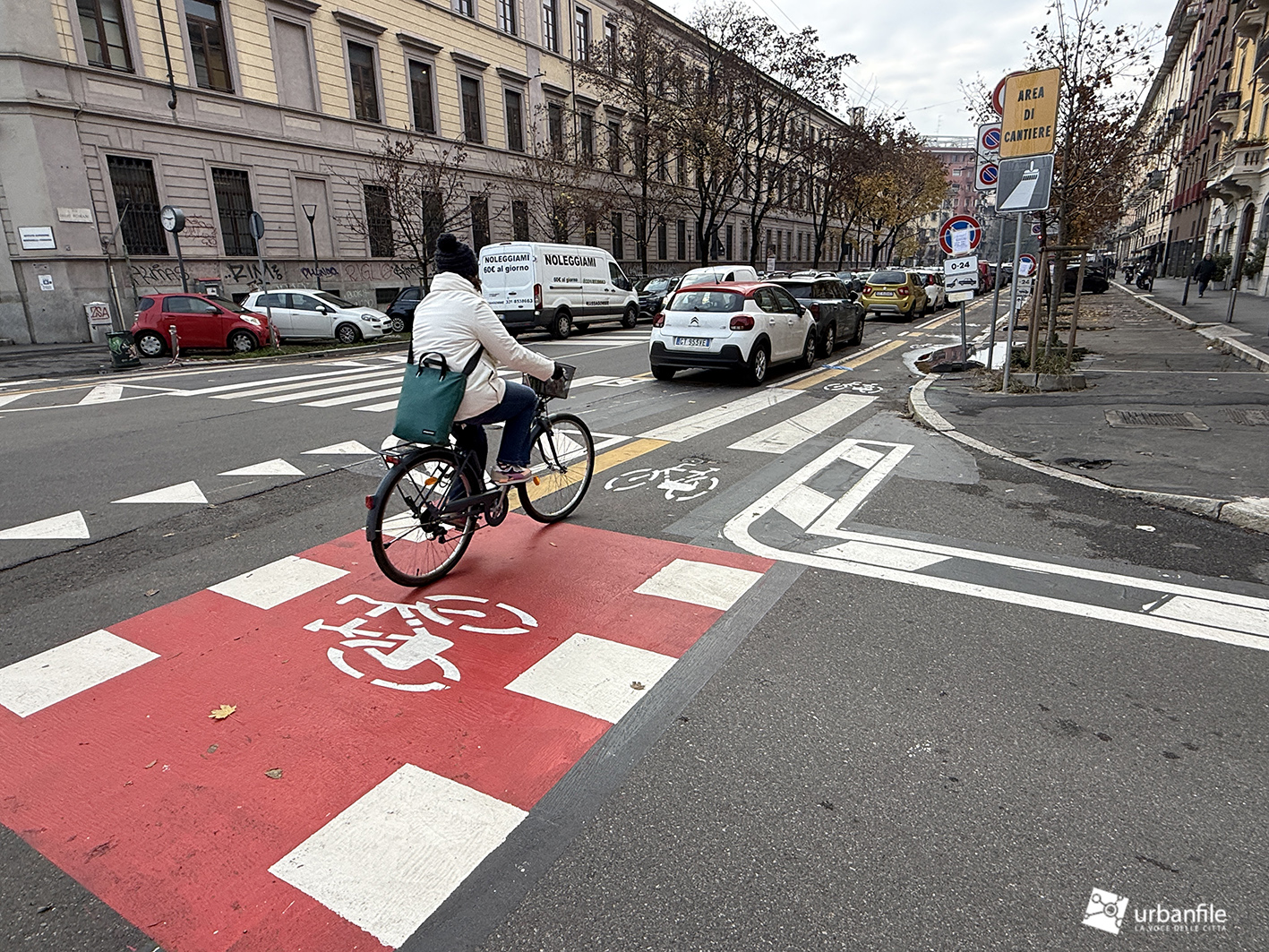 Milano | Porta Romana – Cantiere ciclabile vie Giulio Romano e Piacenza: primi di dicembre 2025