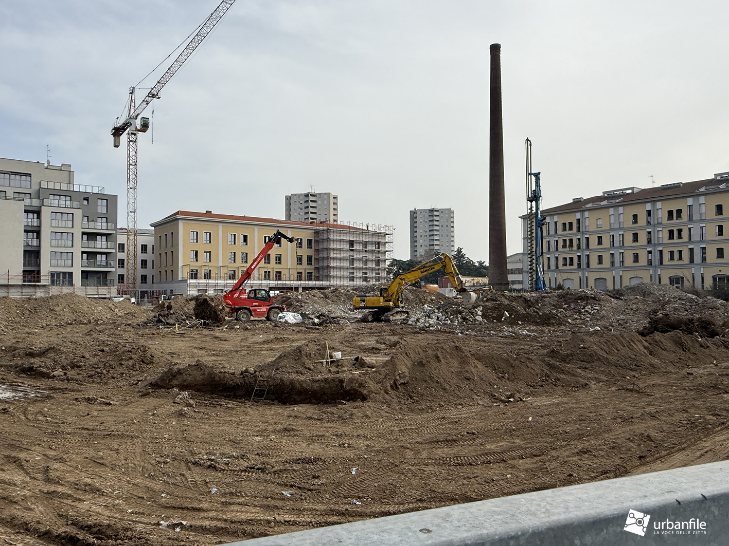 Milano | Bicocca/Niguarda – Cantieri area ex Manifattura Tabacchi e ex Mameli: marzo 2026 