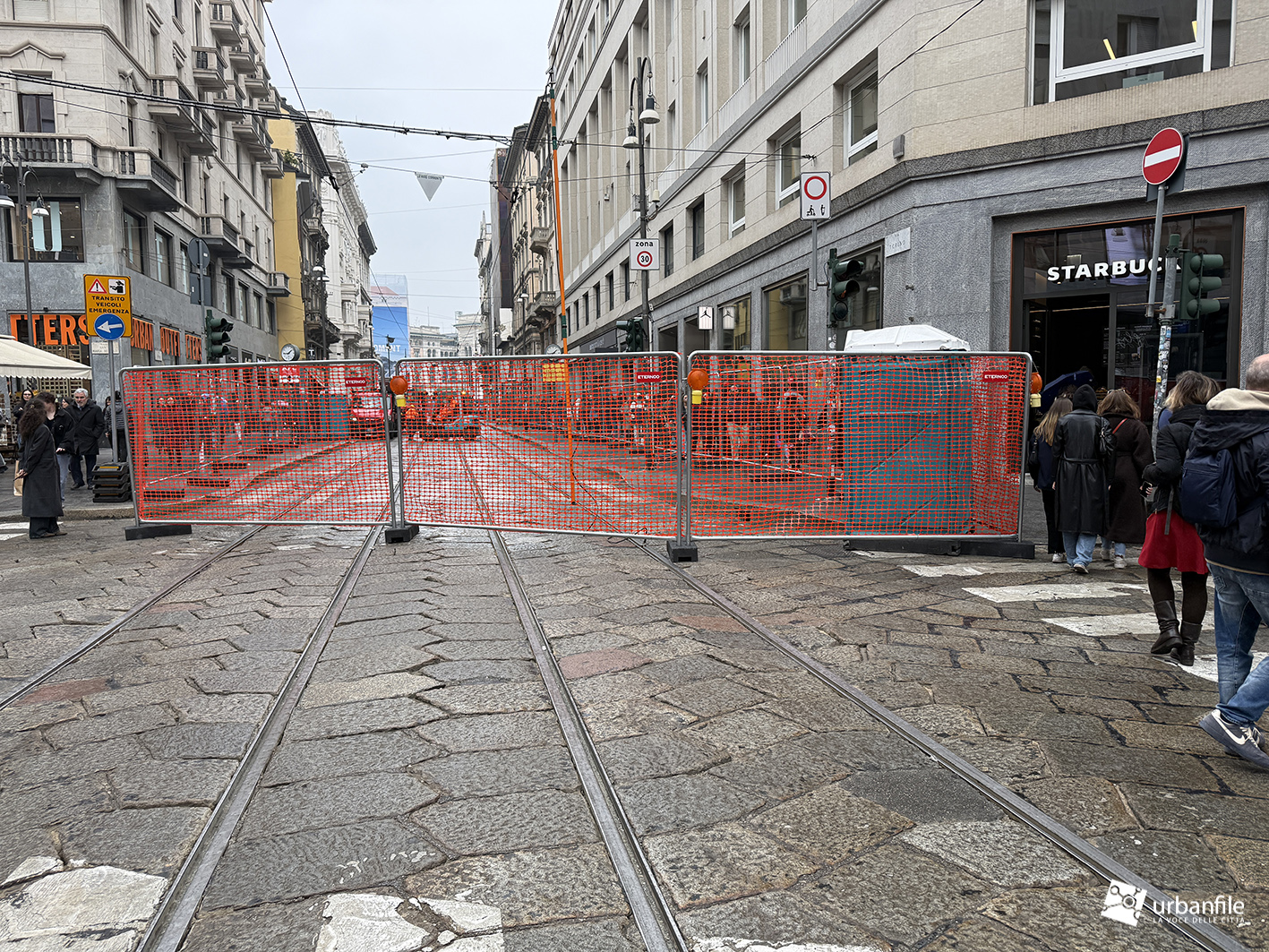 Milano | Centro Storico – Avviato il cantiere per l’armamento tranviario di via Torino