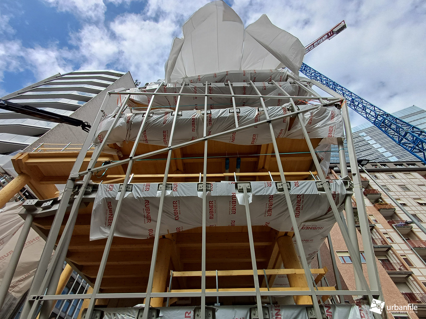 Milano | Porta Nuova – Cantiere torretta S2C via Cornalia: aprile 2026