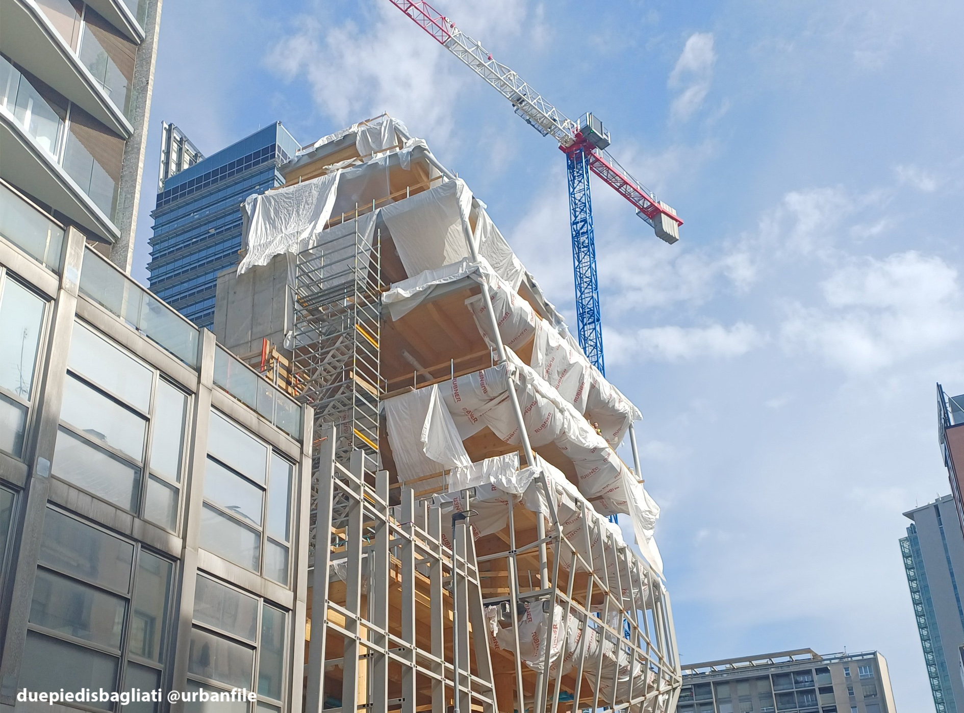 Milano | Porta Nuova – Cantiere torretta S2C via Cornalia: maggio 2026