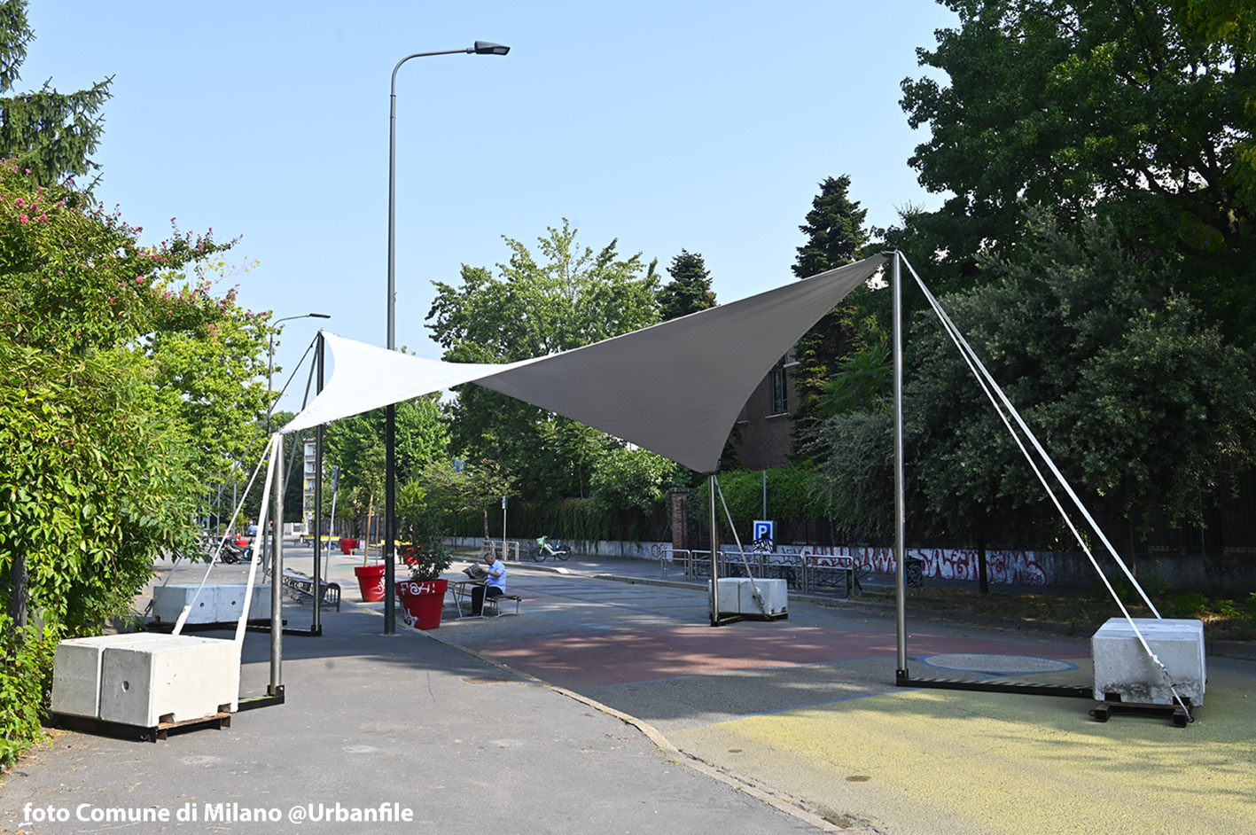 Milano | Ambiente – “Vele” ombreggianti diffuse tra i Municipi