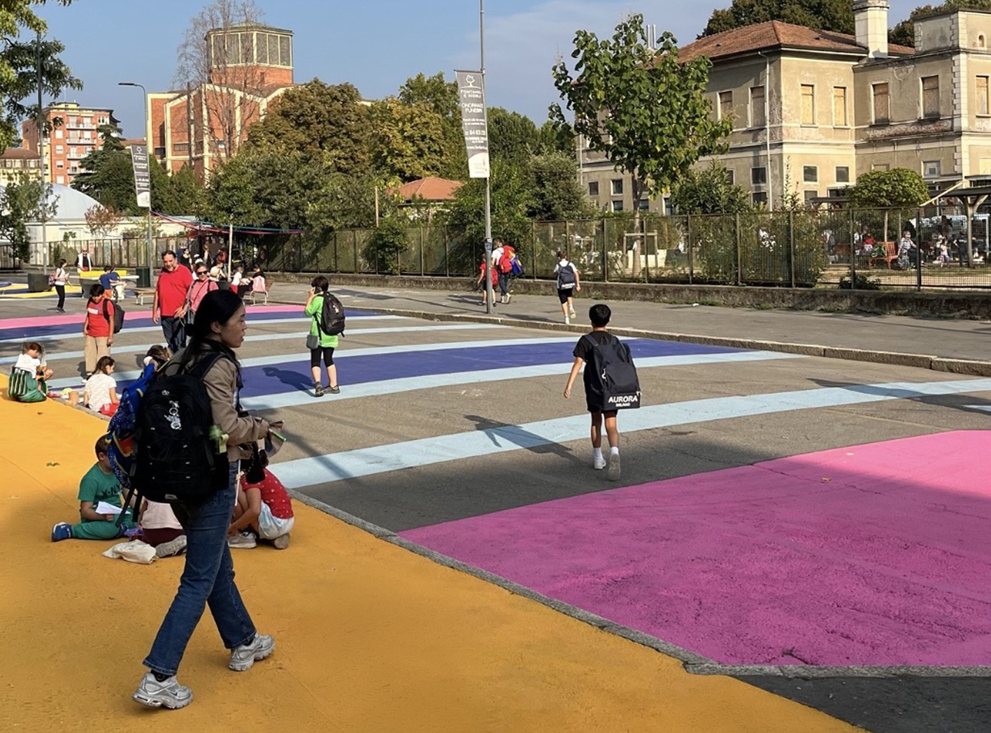 Milano – Portello – Inaugurata la nuova piazza scolastica Gattamelata-Faravelli